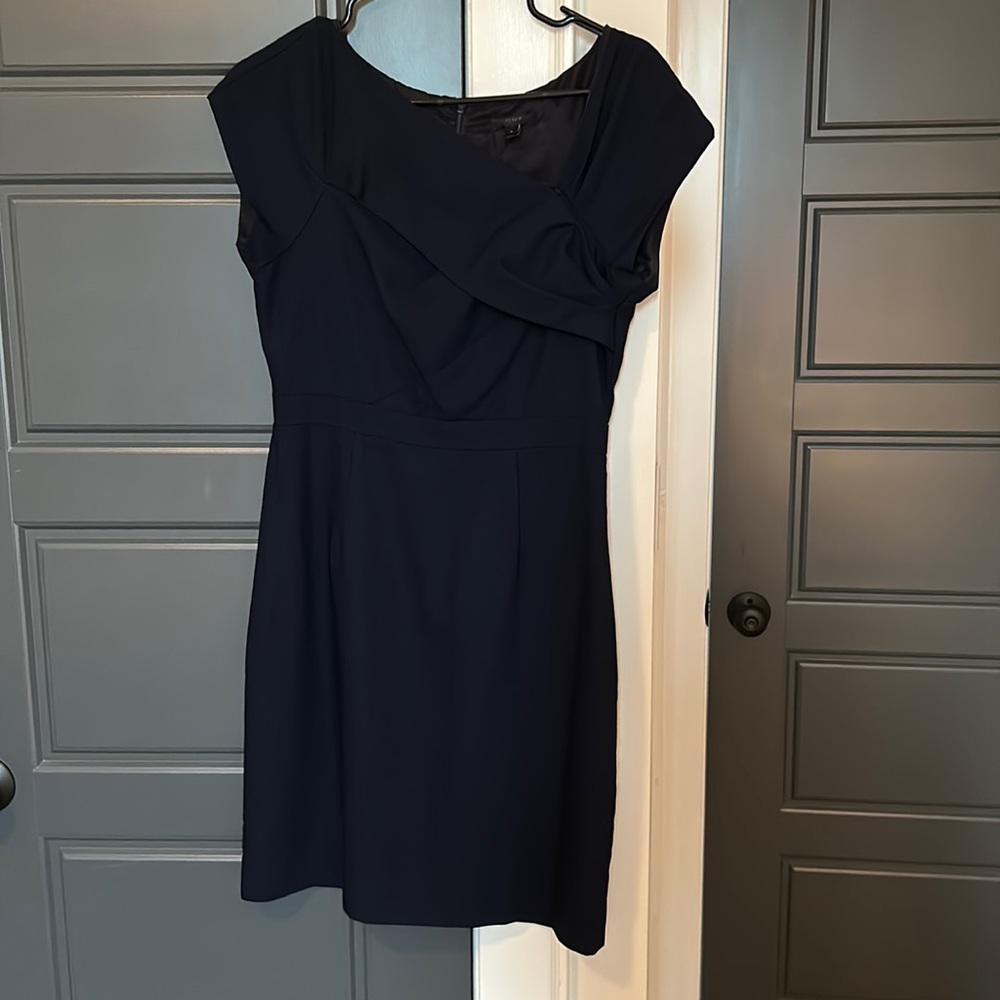 JCrew Navy Sheath Dress